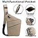 Imagen de BIRDDIE Bolso de Hombro Hombre y Mujer Bolsa Cruzada con Correa Ajustable Bandoleras Pequeñas Sling Bag para Deportes al Aire Caminar Viajar Ciclismo