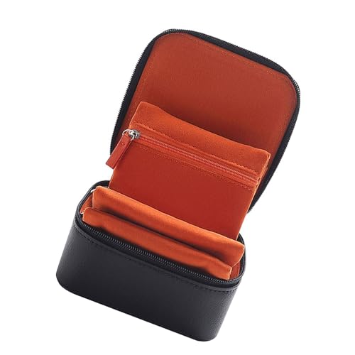 KAHDGSS Práctico soporte para joyas para viajes con 6 bolsillos suaves y múltiples versátiles, accesorio de solución de almacenamiento para uso diario
