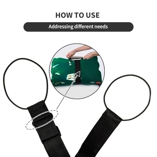 Image of 2 Pack Elastic Fastening Belt for Luggage, 2025 Luggage Straps, Travel Belt for Suitcase Handle Handbag Backpack Spinner Carry on Travel Airport