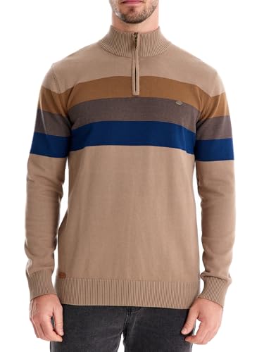 Men's Quarter Zip Pullover Sweaters Lightweight Mock Neck Long Sleeve Knit Sweater for Men3