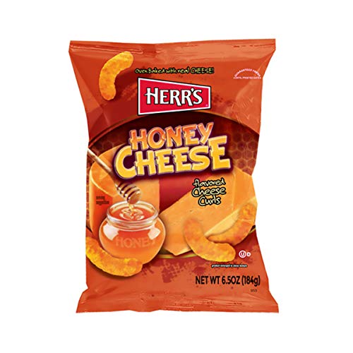 Herr's Honey Cheese Curls 9 x 185 gram Cover