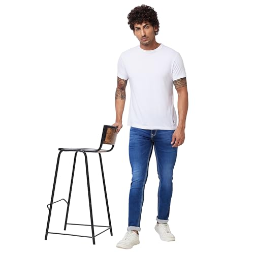 Image of Spykar Men's Rover Regular Fit Mid Rise Casual Jeans