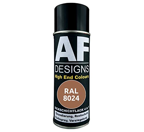 4 in 1 RAL 8024 Beige Brown Thick Layer Paint Spray Can