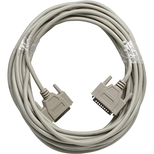 InLine 11420M Serial Moulded Extension 25-Pin Male to Female (1:1 Assigned, 10 m), beige, 15 x 14 x 2 cm - Image 2