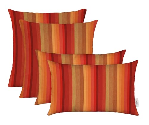 RSH DECOR: Sunbrella Lumbar & Square Pillows Set of 4 | 20