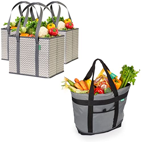 Creative Green Life Reusable Grocery Box Bags and Cooler Bag - image 1