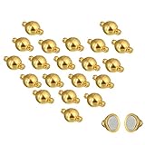 Perfekte Form und Material: Legierung-Magnet-Verschluss, mit dauerhaften Retention, hat keinen Einfluss auf die Sicherheit von Schmuck, runde Form eignet sich eher für das tragen und die Form von Schmuck. Keine Ecken können Schäden an der Haut verursachen.