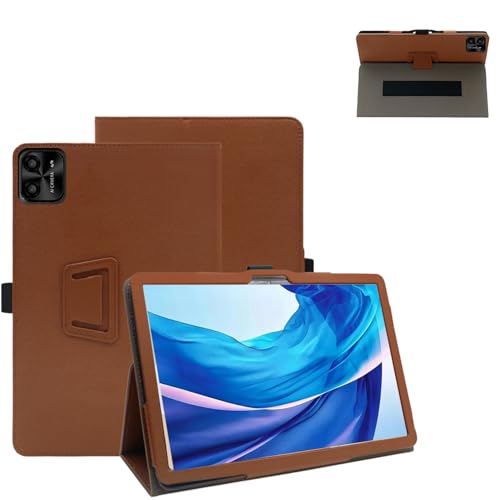 For PRITOM P7�P�[�X �yVaele �z7�C���` �^�u���b�g �P�[�X 360°�S�ʕی� ��܂�X�^���h�����p���� �y���z���_�[�t�� �㎿PU���U�[ �L�Y�h�~ �y�� �S�ʕی�PRITOM P7 �^�u���b�g�J�o�[(�u���E��)