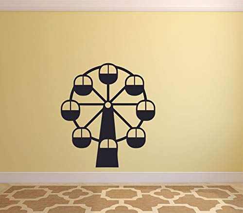 Vinilo decorativo rueda de la fortuna 20x18 pulg