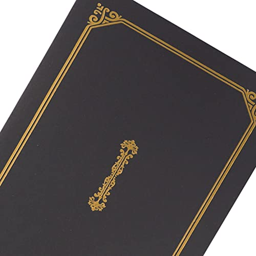 Couvertures de diplôme A4 avec papier | Lot de 5 porte-certificats élégants