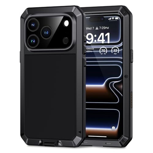 Coque iPhone 17 Pro compatible charge sans fil avec verre trempé intégral