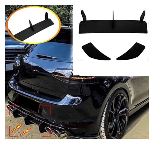Diffuseur pare-chocs arrière VW Golf 7 VII MK7 R R-Line lèvre queue - 3