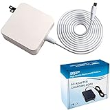 HQRP White Charger AC Adapter Compatible with GoPro AWALC-002 Replacement fits Hero 5 6 7 Black White Silver Session Fusion Karma Grip, USB-C Power Supply Cord Cable Plus HQRP Euro Plug Adapter