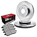 R1 Concepts Front Brakes and Rotors Kit |Front Brake Pads| Brake Rotors and Pads| Optimum OEp Brake Pads and Rotors WFUN1-56091