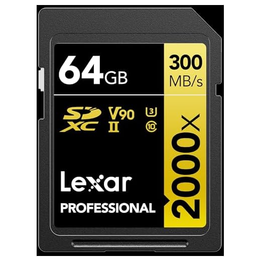 Lexar 64GB Professional 2000x SD Card