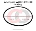 Captain O-Ring - Replacement O-Rings for Whirlpool WHKF-DWHBB (WHKF-C9) & American Plumber W10-PR (W10-OR) (3 Pack)