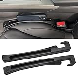 FARVHES Car Seat Gap Filler Universal Fit Gap Filler Organizer Stop Things from Dropping for Car Trunk SUV, Black, Pack of 2