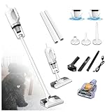 Lavage Facile à Démonter : Aspirateur Balai Sans Fil Avec Filtre Lavable, Facile à Démonter En Appuyant Sur Le Bouton De Démontage, Puis Rincer Simplement à L'eau Et Garder Au Sec.