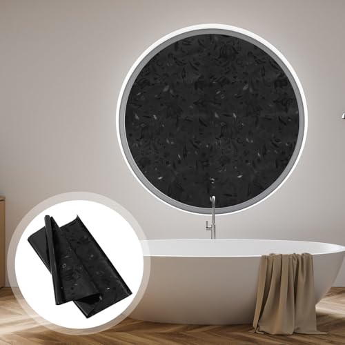 Película decorativa para ventana negra 200x45 cm PVC miniatura 4