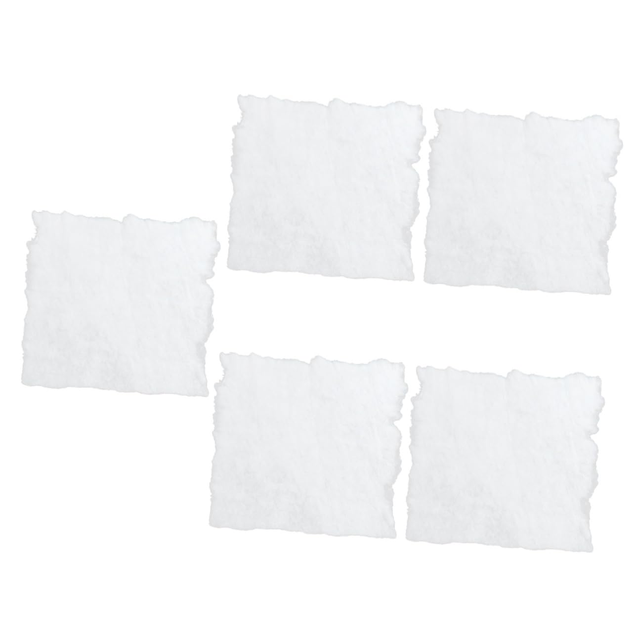 Amosfun 5Pcs Couverture De Neige Flocons De Neige Décorations Flocons De Neige Paillettes Lunettes De Noël Décoration De Neige Village De Noël Accessoires Neige Artificielle