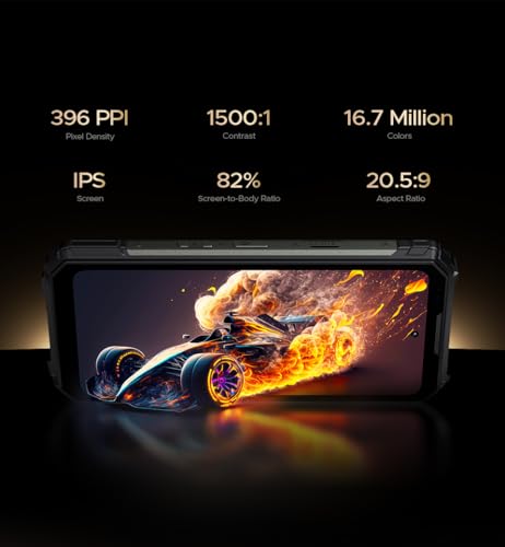 Doogee V Max Lr 5G, 6.78″ Fhd+ 120Hz, 36GB Ram + 512GB (Espandibile Fino A 2T), Batteria Da 20.500 Mah Con Ricarica Rapida 45 W, Fotocamera Ia Da 200 Mp + 32 Mp Selfie, Battaglia Rust - 5