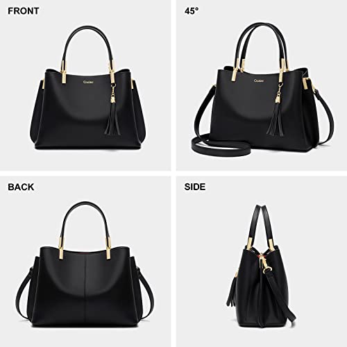 Image of Cnoles Handbags for Women Large Capacity Tote Shoulder Bags Ladies Handle Satchel Purse