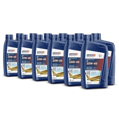 12x 1 L LITER EUROLUB GT SAE 10W/40 MOTOR-ÖL MOTOREN-ÖL 32121372