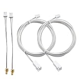 Upgrade M3 Stud Thermistor NTC 100K, Ender 3 Thermistor, 3D Printer NTC 3950 100K Thermistor Temperature Sensor with 1m Extended Cable Wire Use for Ender 3, Ender 3 V2, Ender 3 Pro, CR10, 2 Set