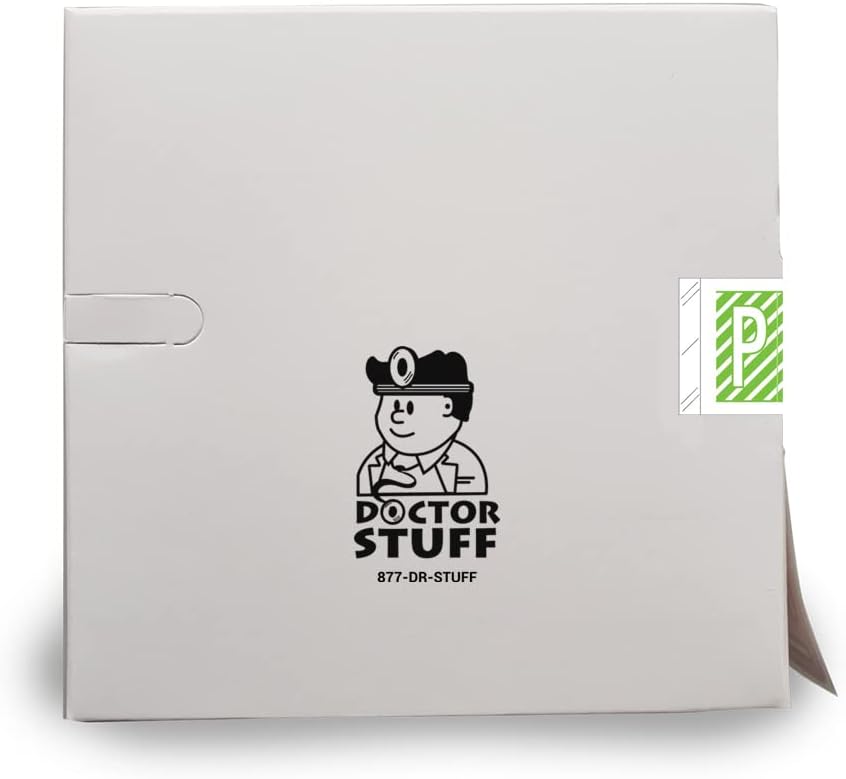 Doctor Stuff - File Folder Labels, Alphabet Letter P, Barkley FASTM - CTAM Series Compatible Alpha Stickers, Light Green, 1" x 1-1/2", 500/Roll