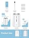 Elechomes US4001 Humidifiers for Bedroom, Top Fill Cool Mist Humidifier, 4L Ultrasonic Vaporizer for Home Office Large Room Baby Room with Essential Oil and Filter, Last up to 40 Hours, Whisper-Quiet