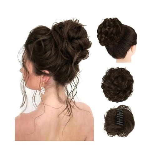 �A�N�Z�T���[ �����f�ނ̃��b�V�[�w�A�̂��c�q�V�j�����N���[�N���b�v�C���w�A�s�[�X�E�F�[�u�J�[���[�|�j�[�e�[���G�N�X�e���V���� �s�[�X(Brown Black)