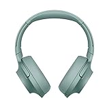 Sony WHH900N - Auriculares de Diadema Inalámbricos (H.Ear, Hi-Res Audio, Cancelación de Ruido, Sense Engine, Bluetooth, Compatible con Aplicación Headphones Connect) Verde, con Alexa integrada
