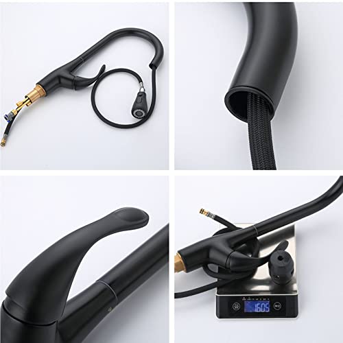 Robinet de cuisine mitigeur noir pour simplifier la préparation des repas - 6