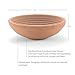 Ceramic Cat Food Bowls - Unique Circular Maze Lines Help Cats Scrub Tongue and Birds Polish Beak, Pottery Pet Feed/Feeder/Feeding Dish/Plate for Persian/Ragdoll/Parrot/Cockatiel/Parakeet (Set of 1)