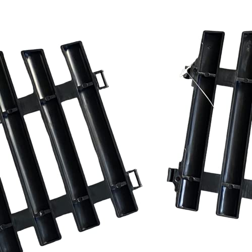 Nifty Dekorative Gartenzaun-Paneele – Outdoor-Gartenzaun – Kunststoff-Garteneinfassung, erweiterbarer Zaun-Sichtgitter, für Rasen, Blütenknospen, Bäume, Einfahrten – Bild 4