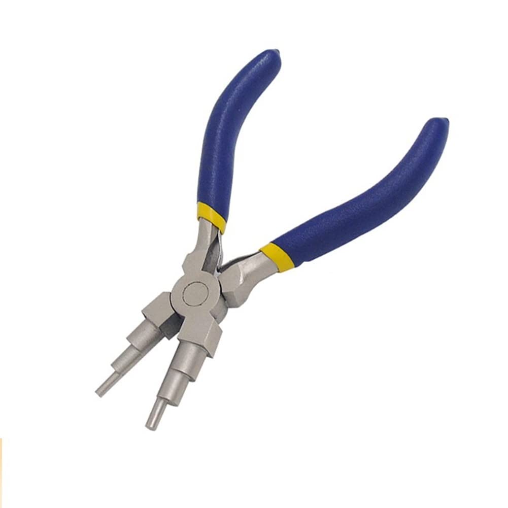 Qwertfeet 6 In 1 Handheld Forming Rustproof Rings Bail Making Plier For 3Mm To 10Mm Carbon Steel Portable Jewelry Tool Wire Looper