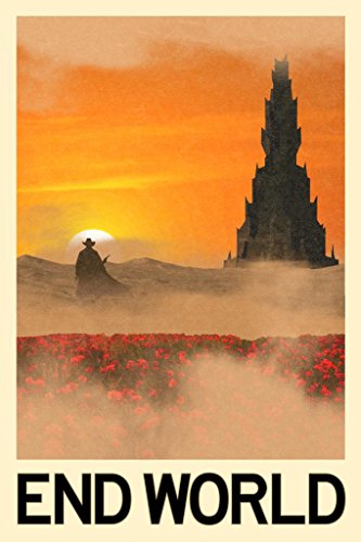 Laminated End World Fantasy Travel Poster Dry Erase Wall Art 16x24