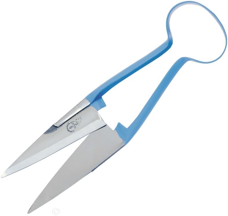 Miniatura 3 de Cizalla de mano doblada para lana ovina y ganado - Hoja de 5.5" - Azul