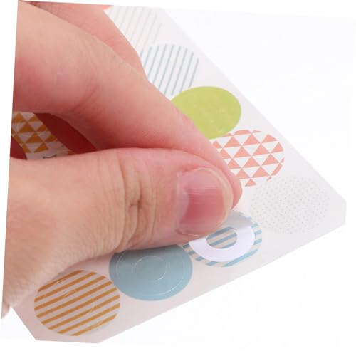 Pegatinas de refuerzo autoadhesivas de alta resistencia para papel 3
