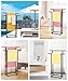 Standing Towel Racks for Bathroom, 2 Tier Bathroom Floor Free Standing Towel Rack, Tall Enough Pool Bath Drying and Dispaly Outdoor Stand for Storage, Black Freestanding Blanket Holder, ALHAKIN