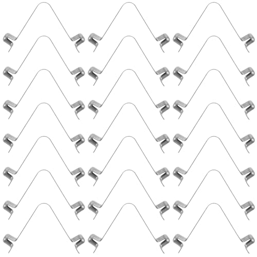 Clips de resorte en forma de V de 8 mm para tubos de carpas y toldos kit de 40 unidades