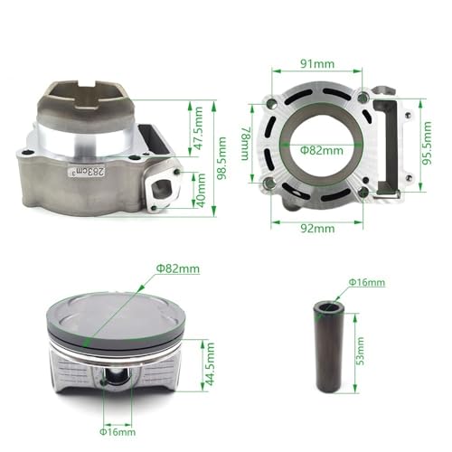 Kit piston et joints NC300S Zongshen pour optimiser la compression