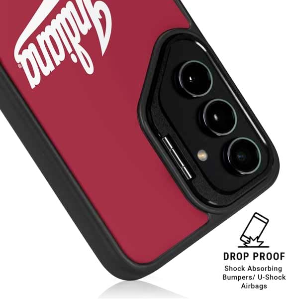 Skinit Kickstand Phone Case Compatible with Galaxy S25 - Officially Licensed Indiana University IU Hoosiers Design
