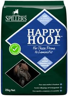 SPILLERS Happy Hoof Horse Feed 20kg - High Fibre Healthy Hoof Horse Feed and Chaff - Horse Food Pellets Suitable for Senior Horses and Ponies