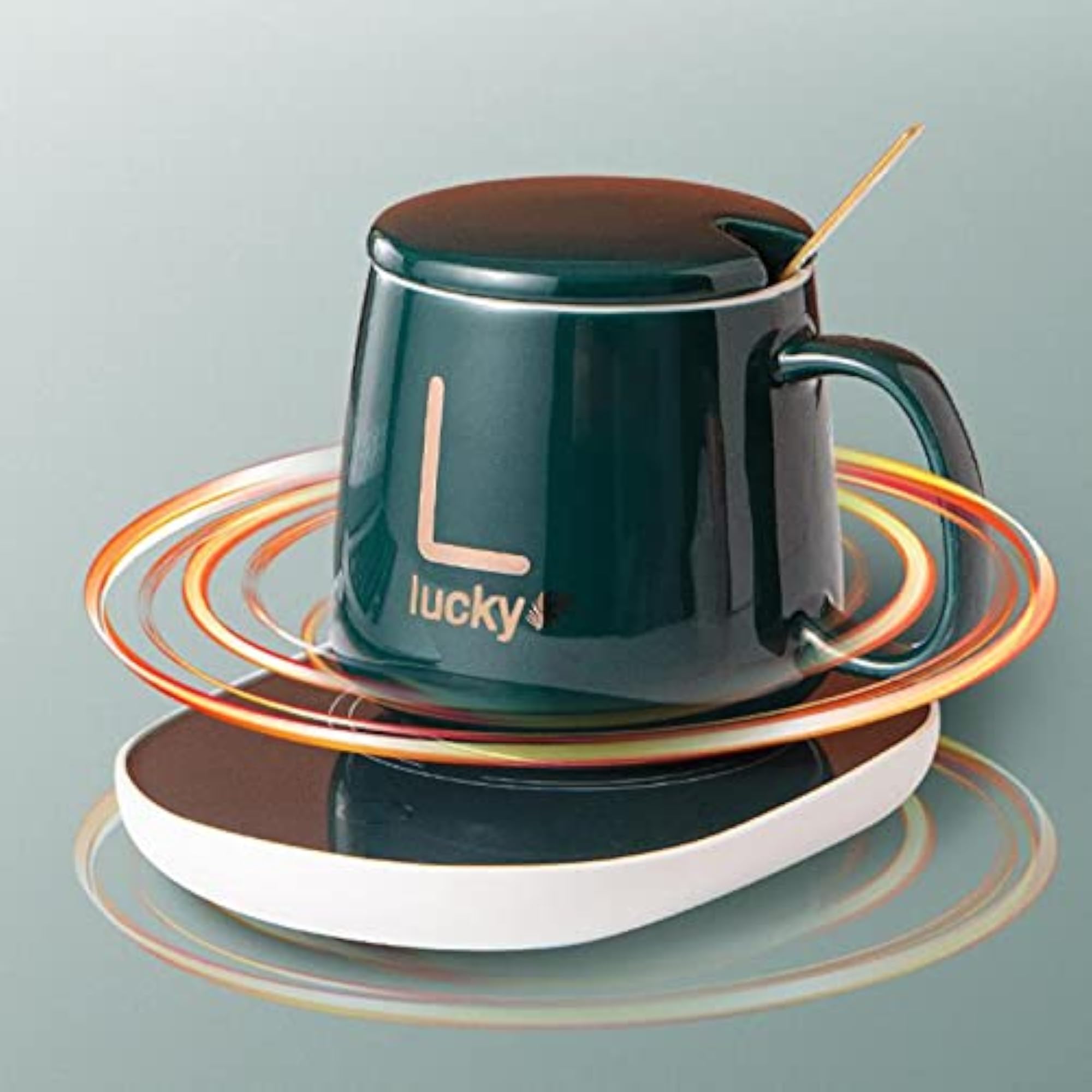Beverage Warmer Constant Temperature Mug Warmer for Office Home Green