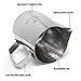 Zulay Milk Frothing Pitcher with Latte Art Pen – 12oz 20oz 32oz - Stainless Steel Frother Cup with Measurement Markings, Espresso & Coffee Accessories Creamer Jug with Laser-Welded Handle - 20 oz