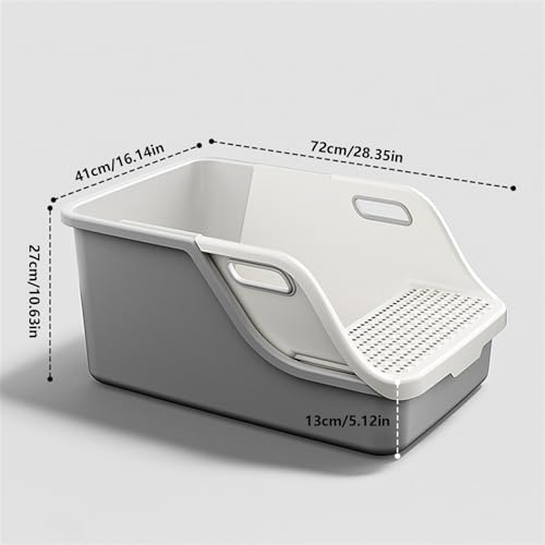 Caja de arena para gato extra grande y antiadherente miniatura 2
