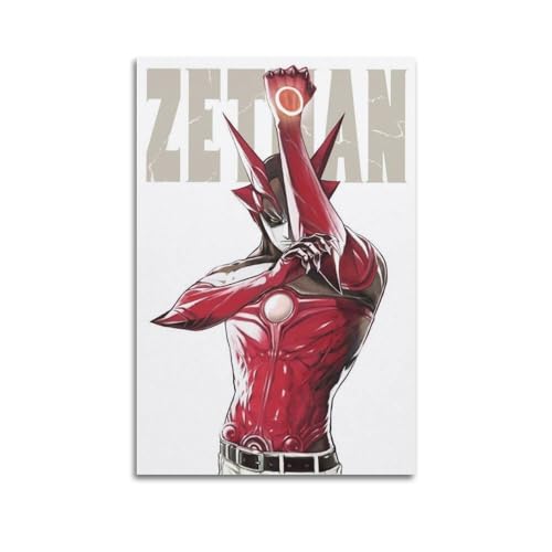 YDJKTRJKJK Póster decorativo de anime ZETMAN 4 para pared, lienzo y arte impreso, moderno, decoración de dormitorio familiar, 20 x 30 cm