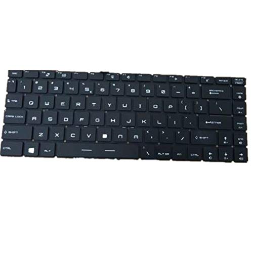 Clavier pour MSI Prestige 14 noir version US pour travailler à la maison
