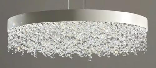 She's home Large Modern Crystal Chandeliers for Dining Room 40"